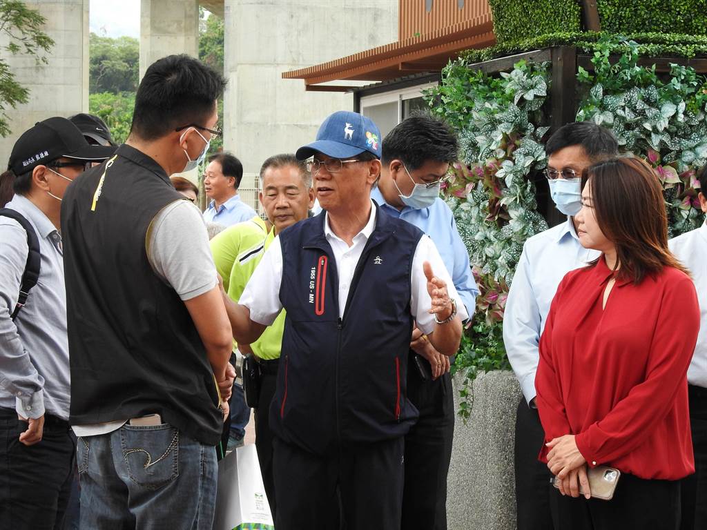 高公局与县府合沐鸣测速作南投桥耸云天 绿雕园区化水泥丛林成生态绿园